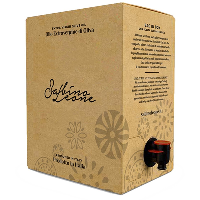 Extra Olive Oil Coratina in box - Sabino Leone 5l