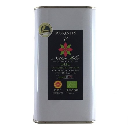 Olive Oil Nettar Ibleo PDO Monti Iblei Organic can - Agrestis 1l